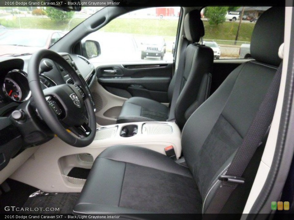 Black/Light Graystone Interior Photo for the 2016 Dodge Grand Caravan SXT #106701947