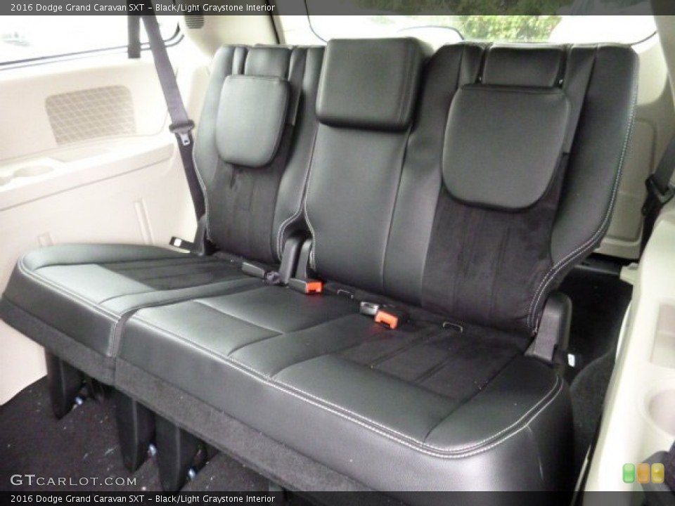 Black/Light Graystone Interior Rear Seat for the 2016 Dodge Grand Caravan SXT #106701984