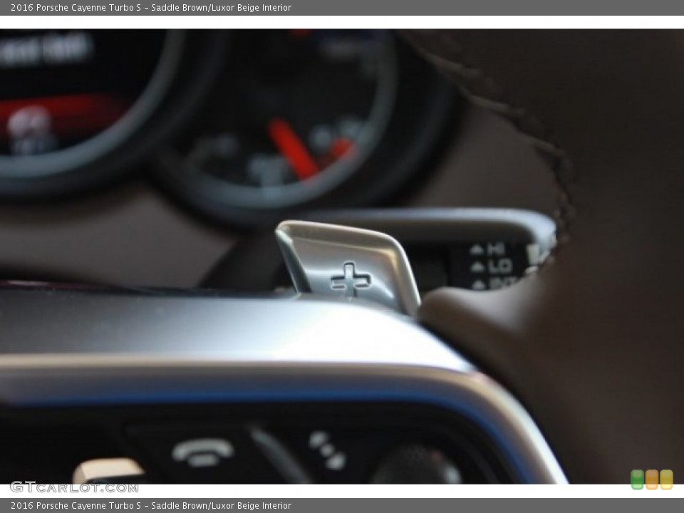 Saddle Brown/Luxor Beige Interior Transmission for the 2016 Porsche Cayenne Turbo S #106703086