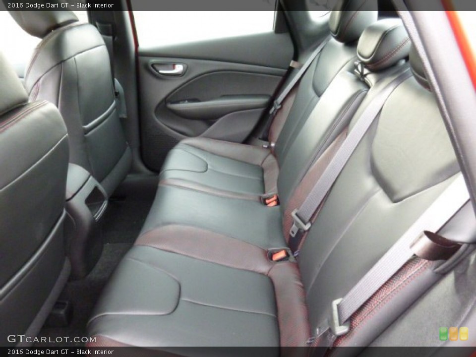Black Interior Rear Seat for the 2016 Dodge Dart GT #106703236