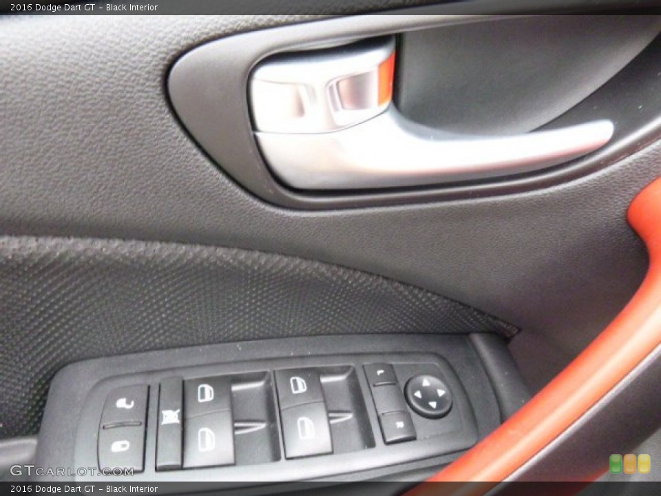 Black Interior Controls for the 2016 Dodge Dart GT #106703278