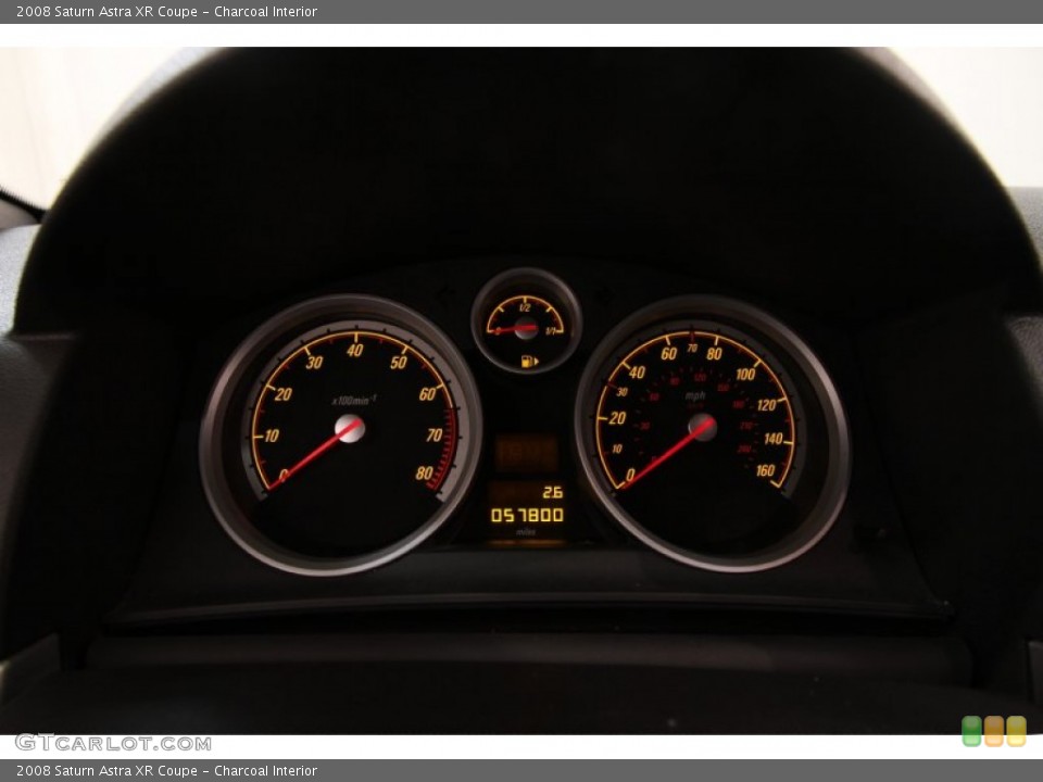 Charcoal Interior Gauges for the 2008 Saturn Astra XR Coupe #106703584