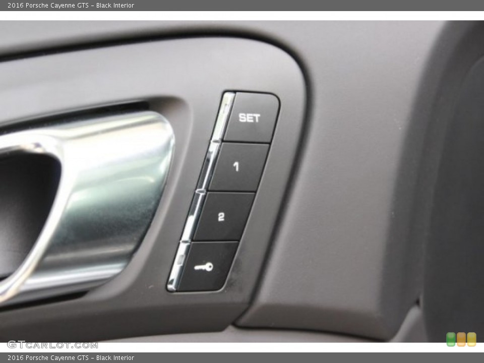 Black Interior Controls for the 2016 Porsche Cayenne GTS #106703716
