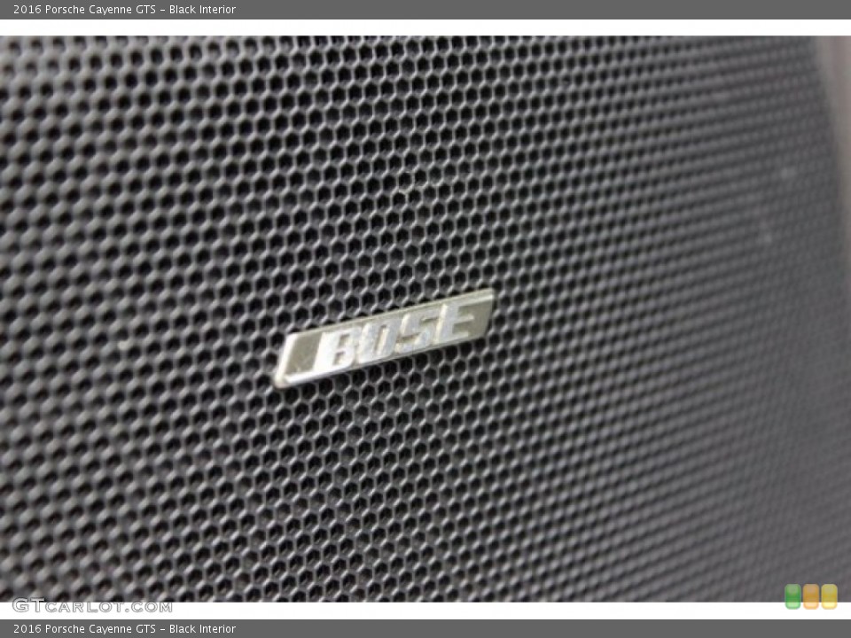 Black Interior Audio System for the 2016 Porsche Cayenne GTS #106703752