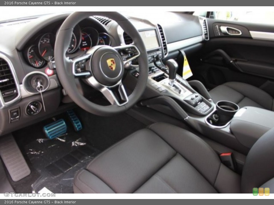 Black Interior Prime Interior for the 2016 Porsche Cayenne GTS #106703794
