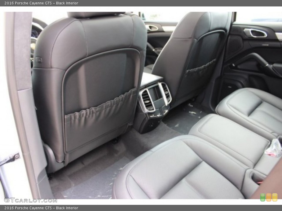 Black Interior Rear Seat for the 2016 Porsche Cayenne GTS #106704352