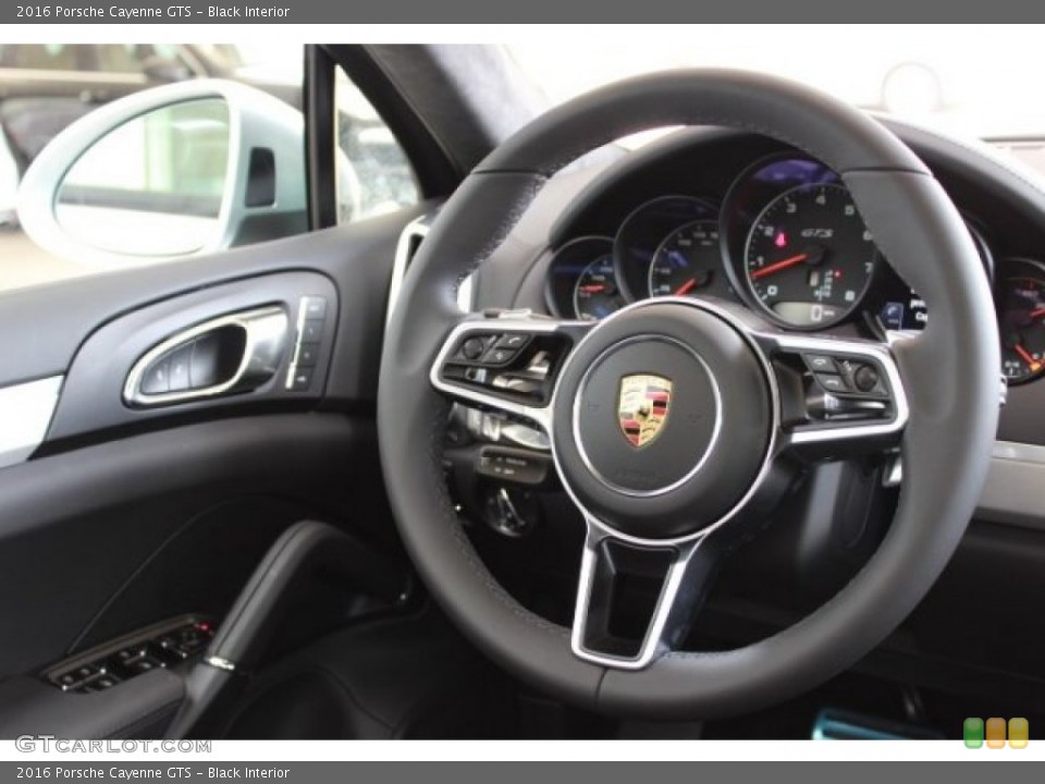 Black Interior Steering Wheel for the 2016 Porsche Cayenne GTS #106704430