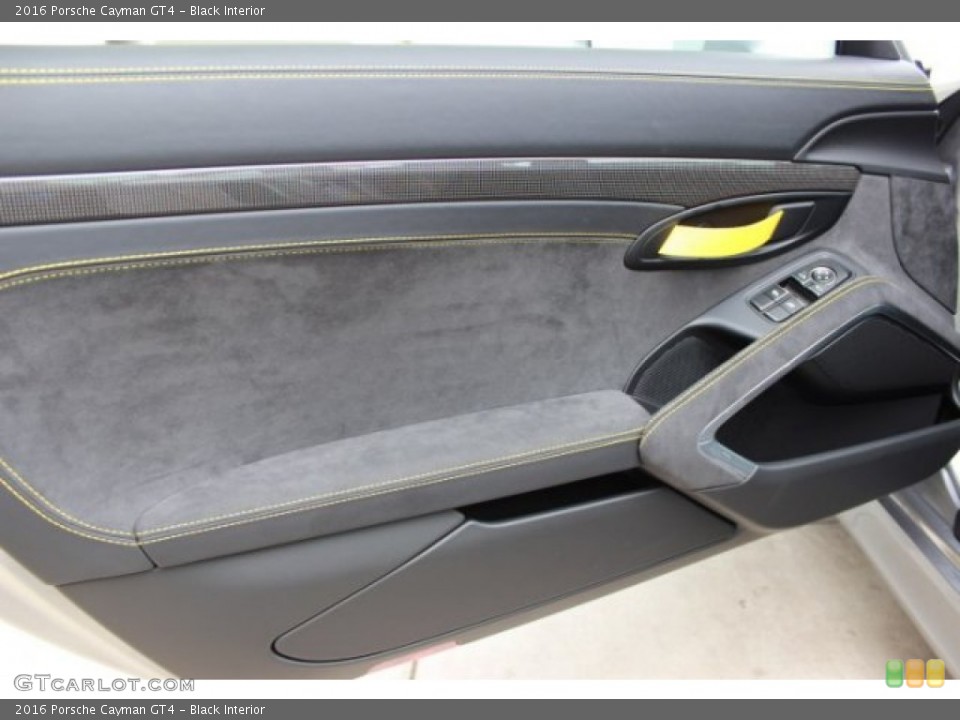 Black Interior Door Panel for the 2016 Porsche Cayman GT4 #106706593