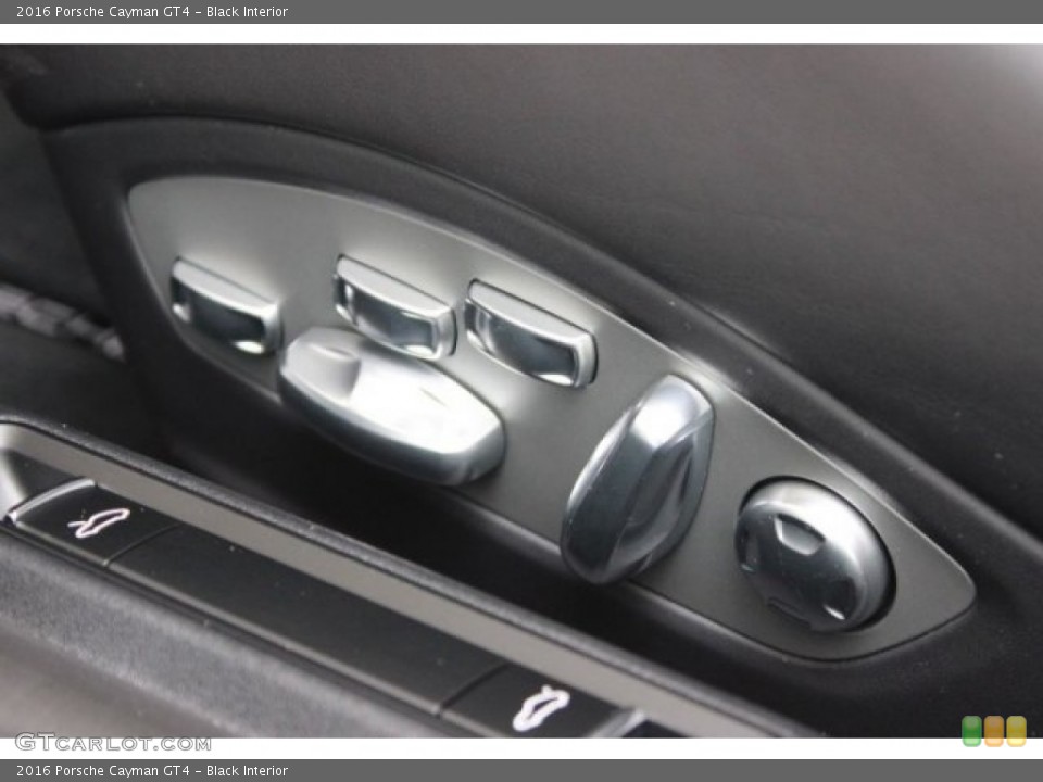 Black Interior Controls for the 2016 Porsche Cayman GT4 #106706617