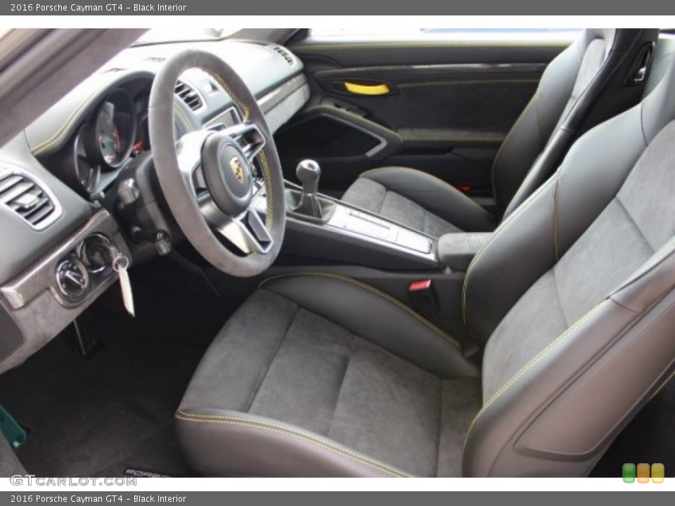 Black Interior Front Seat for the 2016 Porsche Cayman GT4 #106706641