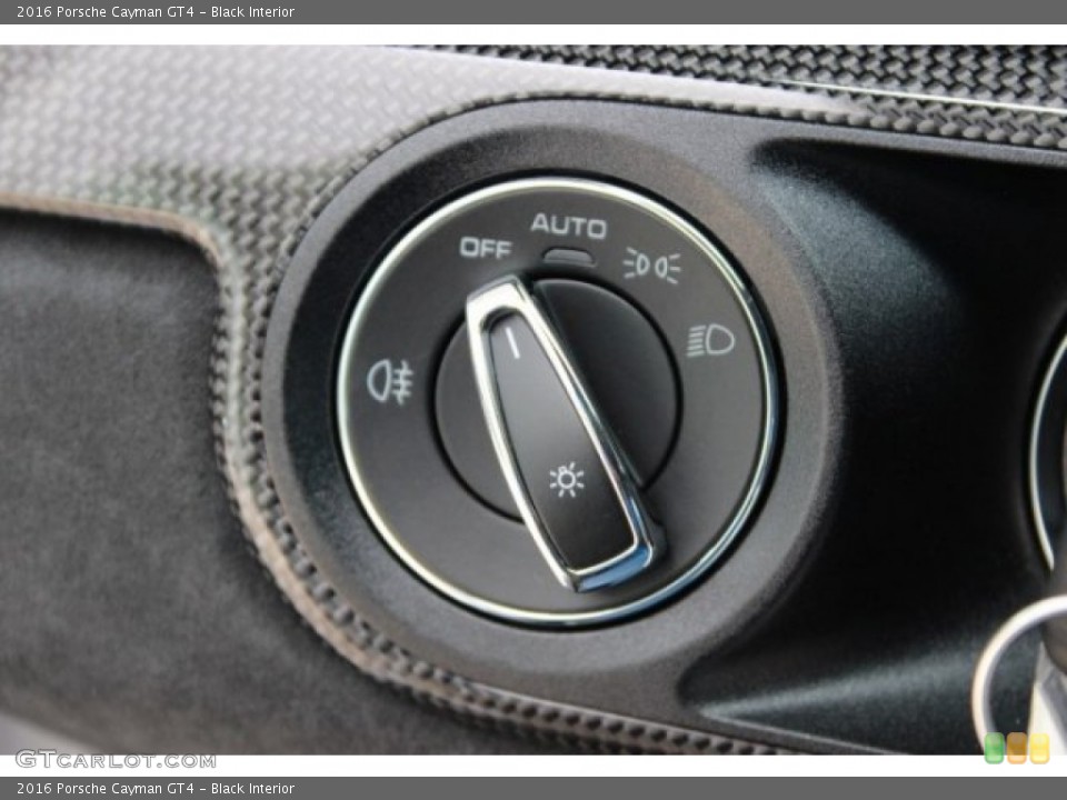 Black Interior Controls for the 2016 Porsche Cayman GT4 #106706914