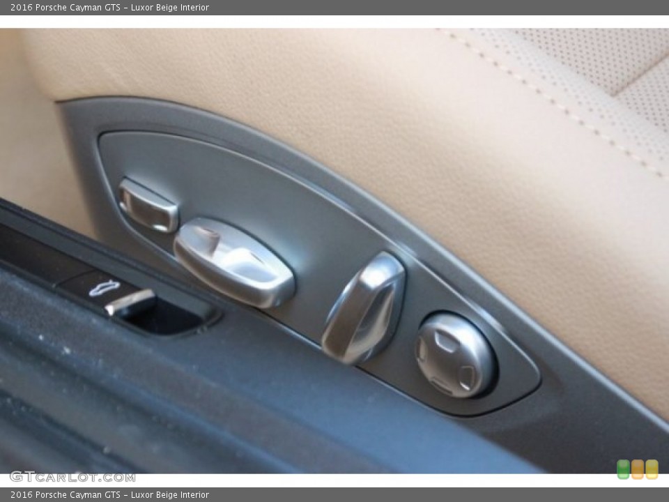 Luxor Beige Interior Controls for the 2016 Porsche Cayman GTS #106707313