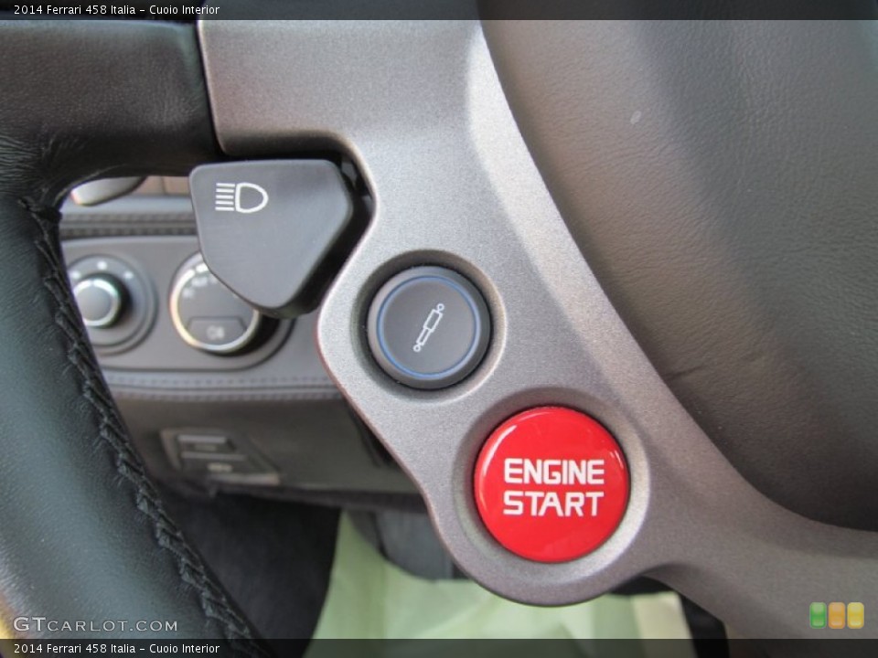 Cuoio Interior Controls for the 2014 Ferrari 458 Italia #106710670
