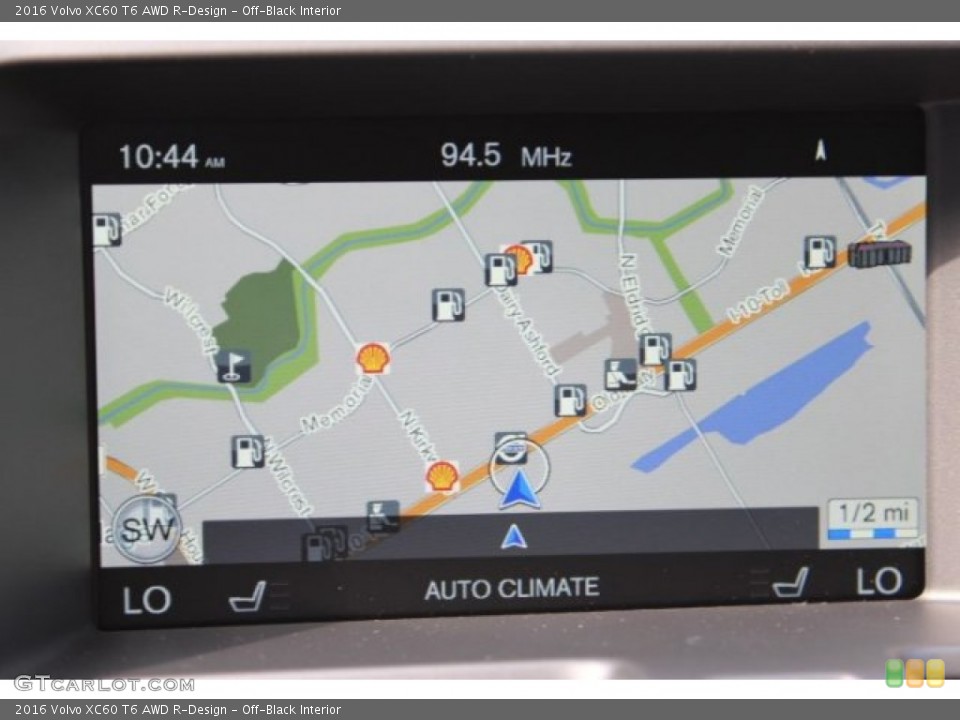 Off-Black Interior Navigation for the 2016 Volvo XC60 T6 AWD R-Design #106713151