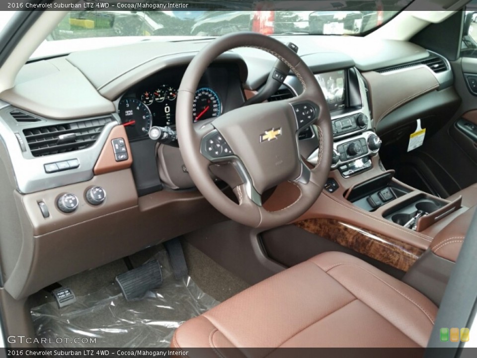 Cocoa/Mahogany Interior Photo for the 2016 Chevrolet Suburban LTZ 4WD #106716553