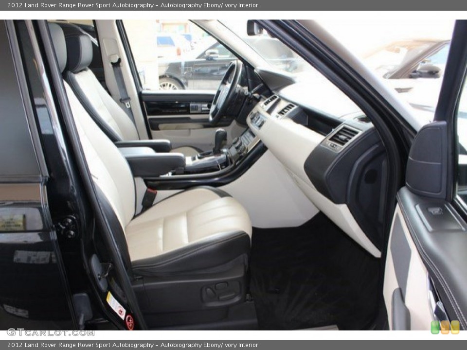 Autobiography Ebony/Ivory Interior Front Seat for the 2012 Land Rover Range Rover Sport Autobiography #106718323