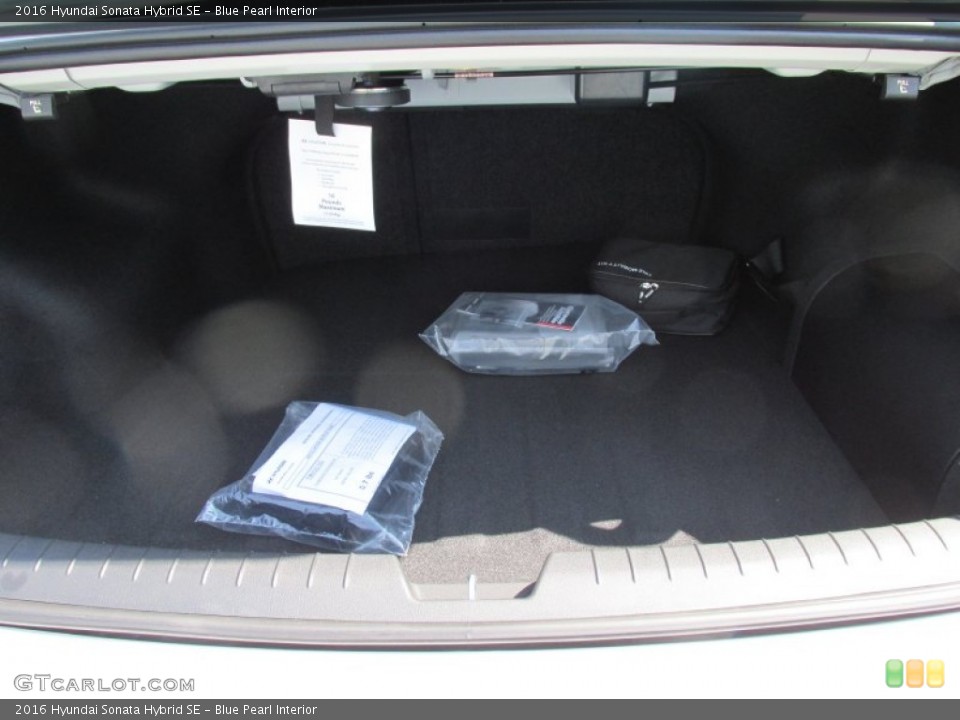 Blue Pearl Interior Trunk for the 2016 Hyundai Sonata Hybrid SE #106721608