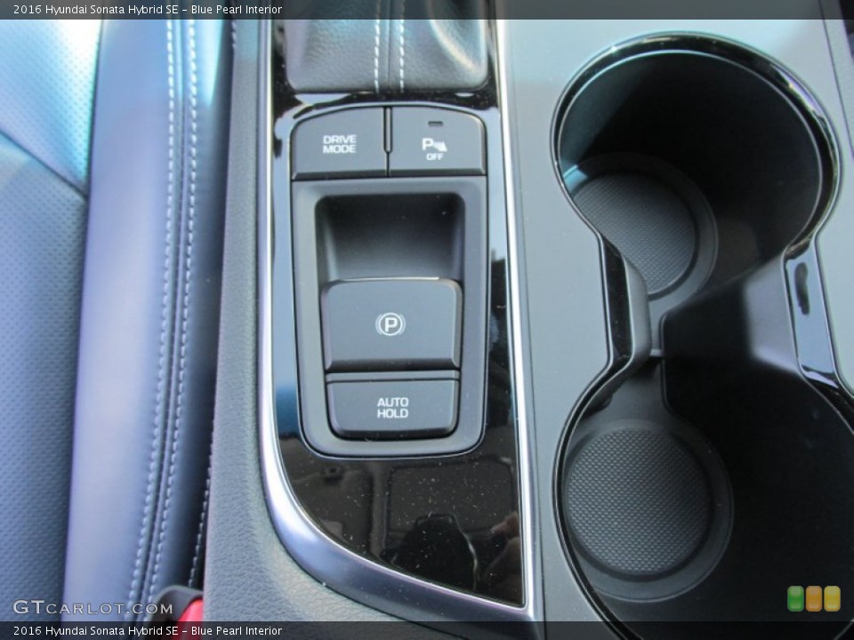 Blue Pearl Interior Controls for the 2016 Hyundai Sonata Hybrid SE #106721719