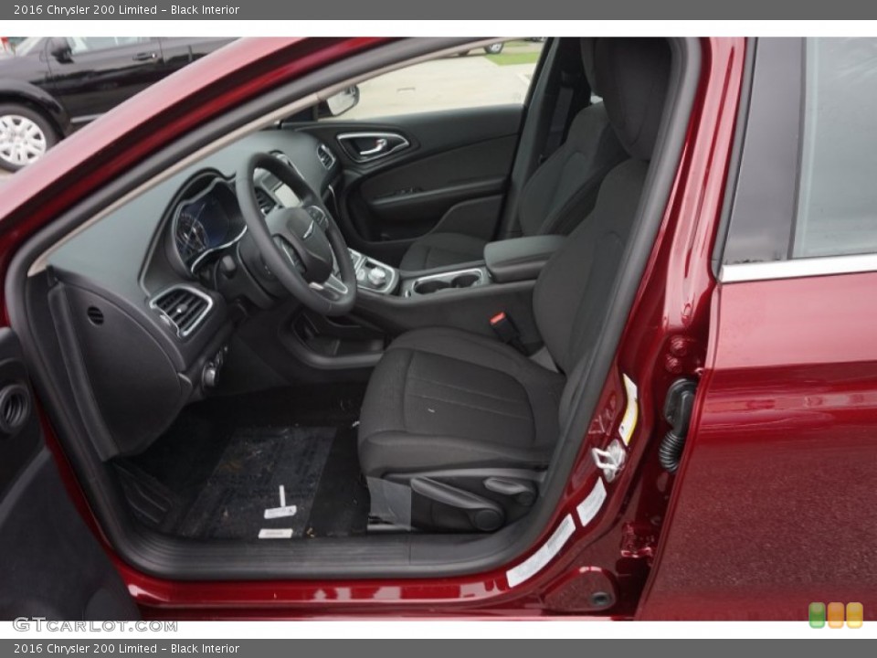 Black Interior Photo for the 2016 Chrysler 200 Limited #106730162