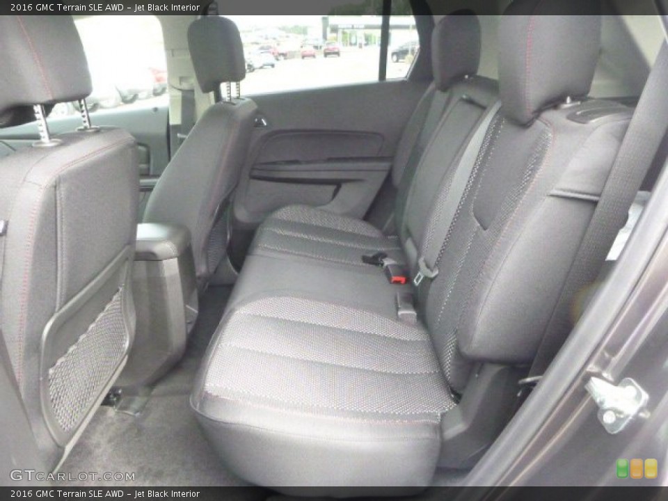 Jet Black Interior Rear Seat for the 2016 GMC Terrain SLE AWD #106740154
