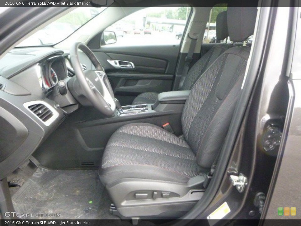 Jet Black Interior Photo for the 2016 GMC Terrain SLE AWD #106740373