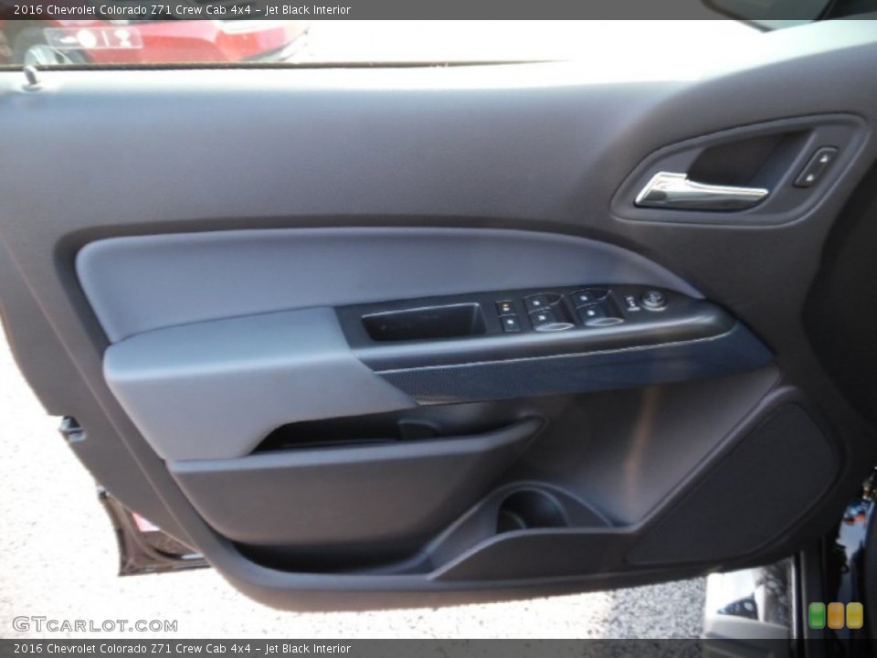 Jet Black Interior Door Panel for the 2016 Chevrolet Colorado Z71 Crew Cab 4x4 #106748923