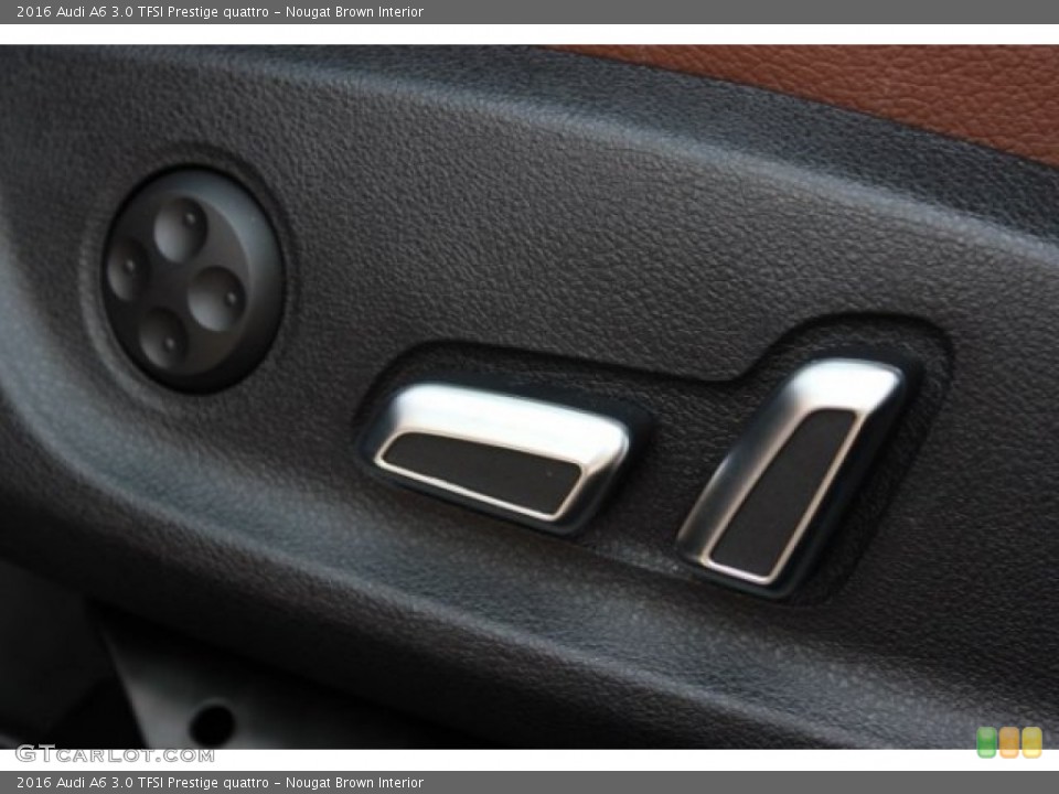 Nougat Brown Interior Controls for the 2016 Audi A6 3.0 TFSI Prestige quattro #106750165