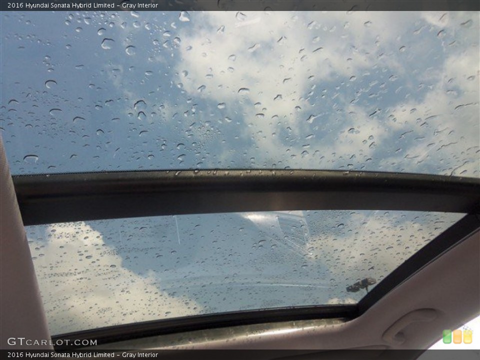 Gray Interior Sunroof for the 2016 Hyundai Sonata Hybrid Limited #106751333