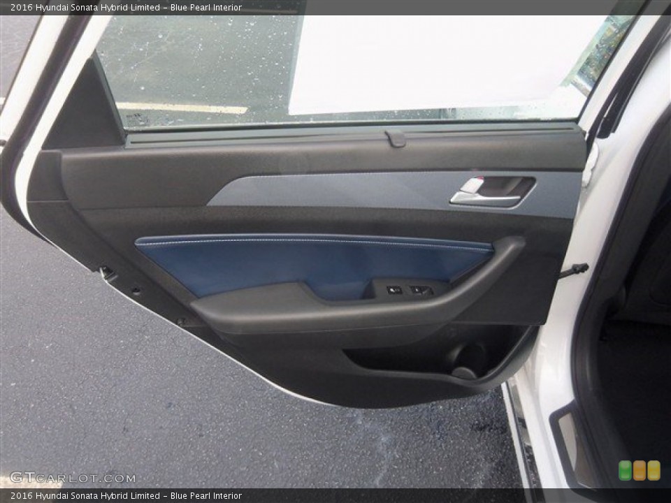 Blue Pearl Interior Door Panel for the 2016 Hyundai Sonata Hybrid Limited #106751652