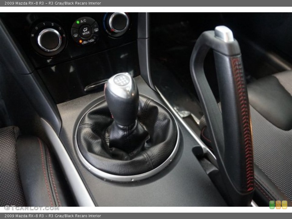 R3 Gray/Black Recaro Interior Transmission for the 2009 Mazda RX-8 R3 #106756702