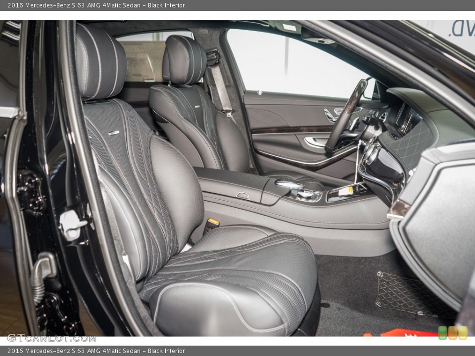 Black Interior Photo for the 2016 Mercedes-Benz S 63 AMG 4Matic Sedan #106759910