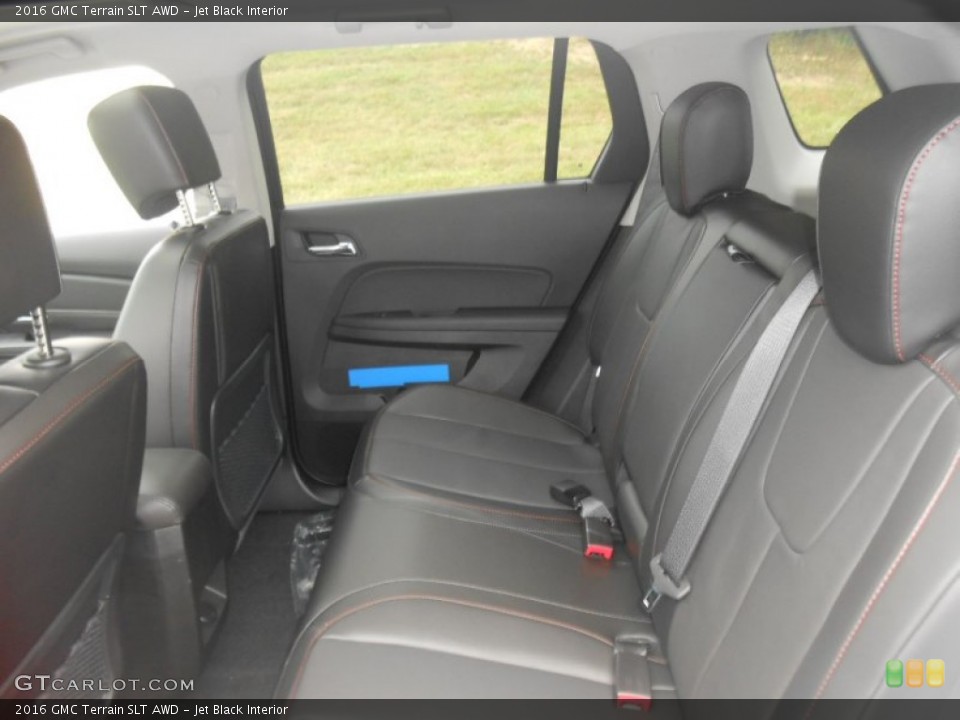 Jet Black Interior Rear Seat for the 2016 GMC Terrain SLT AWD #106760288