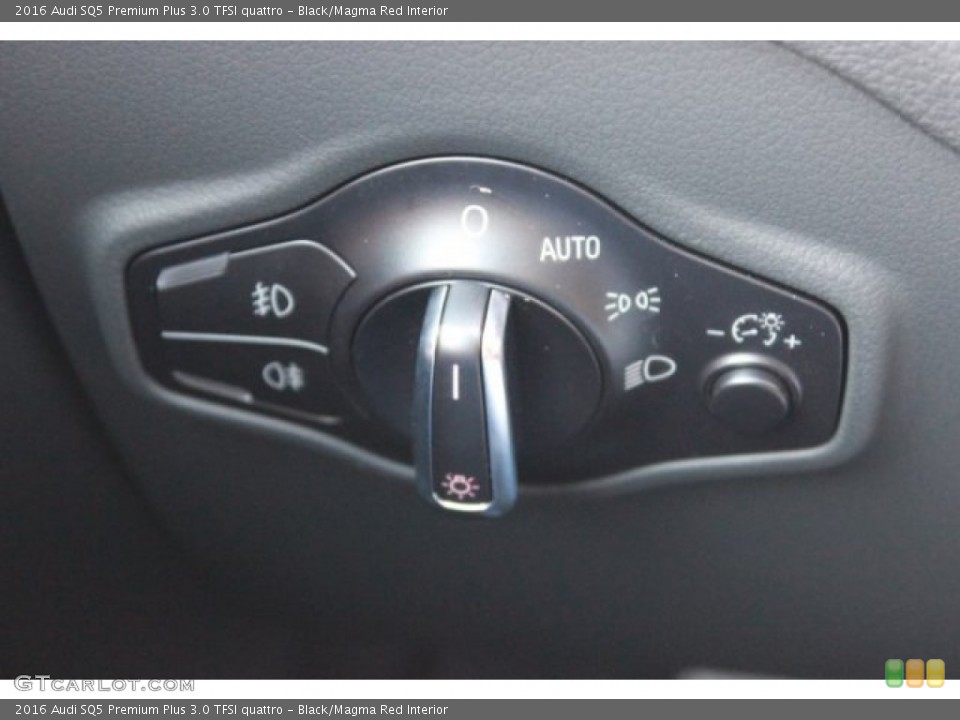 Black Magma Red Interior Controls For The 2016 Audi Sq5