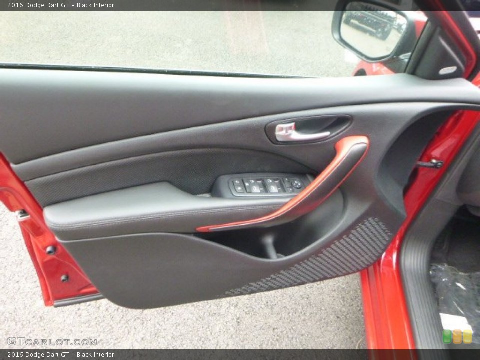 Black Interior Door Panel for the 2016 Dodge Dart GT #106761959