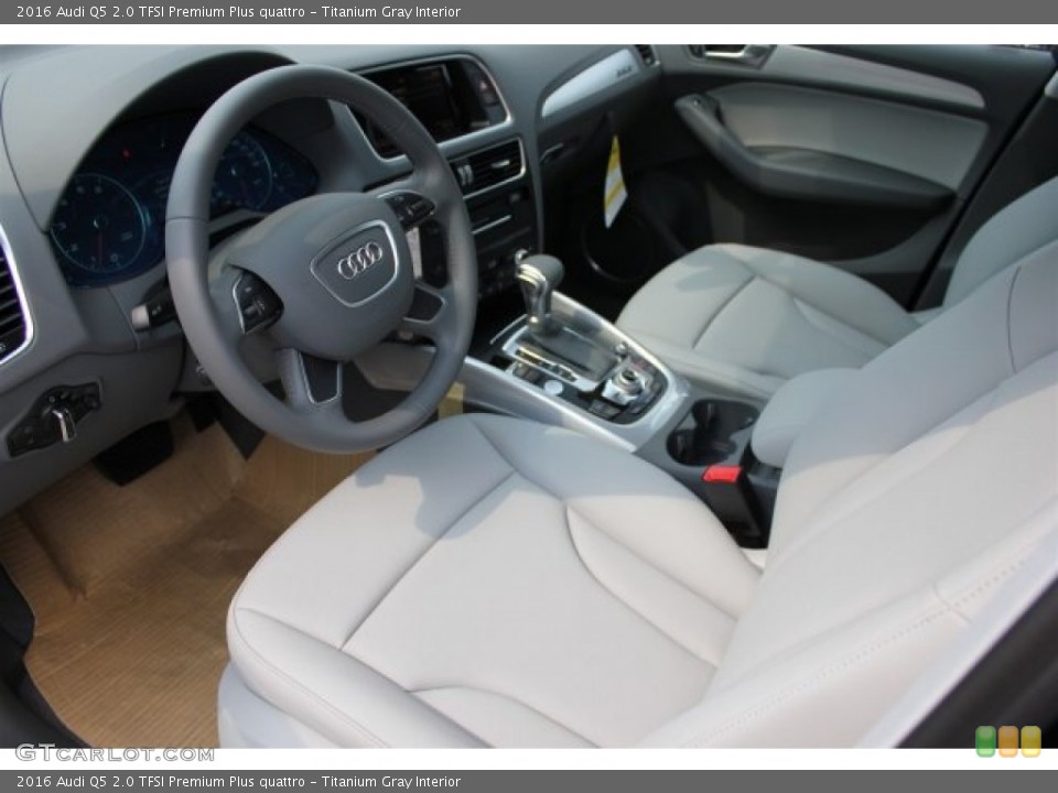 Titanium Gray Interior Photo for the 2016 Audi Q5 2.0 TFSI Premium Plus quattro #106763915