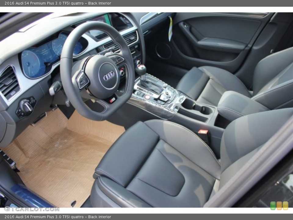 Black Interior Photo for the 2016 Audi S4 Premium Plus 3.0 TFSI quattro #106773626