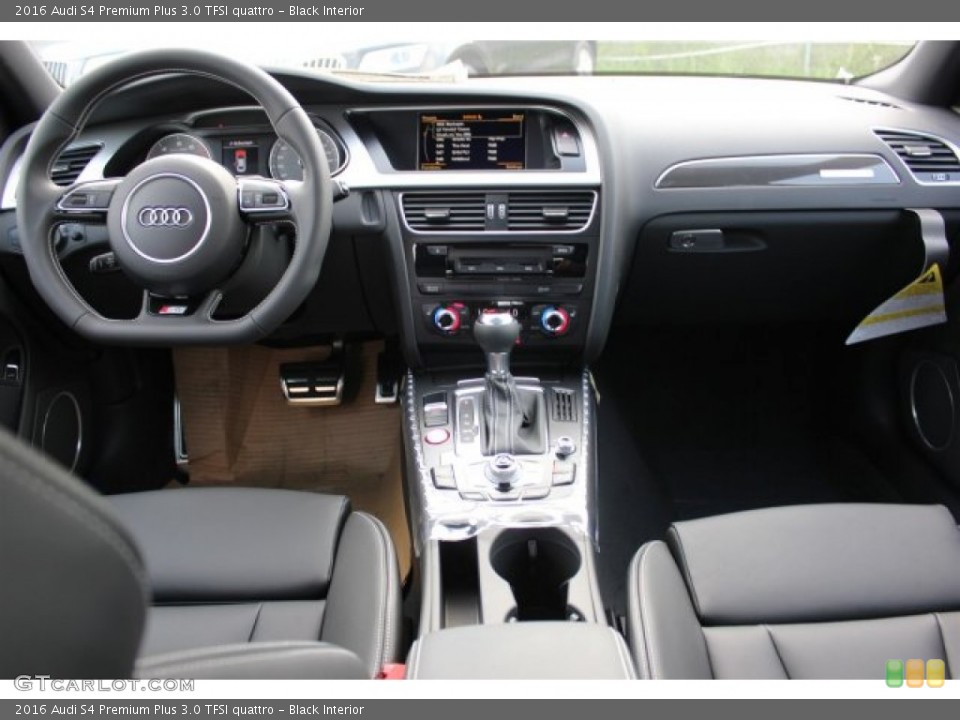 Black Interior Dashboard for the 2016 Audi S4 Premium Plus 3.0 TFSI quattro #106774202