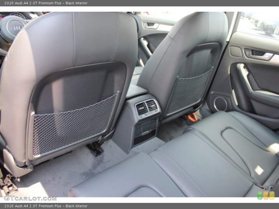 Black Interior Rear Seat for the 2016 Audi A4 2.0T Premium Plus #106775519
