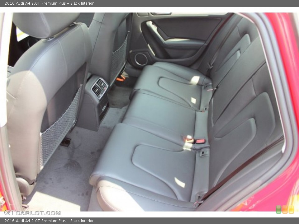 Black Interior Rear Seat for the 2016 Audi A4 2.0T Premium Plus #106775531