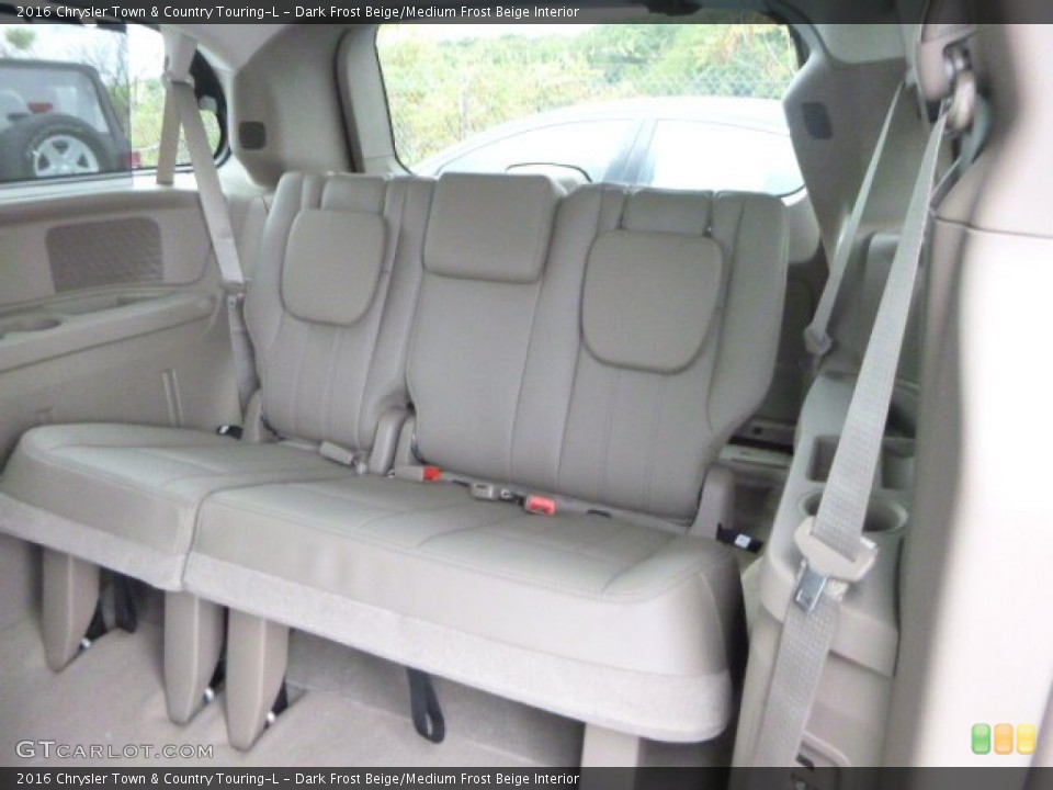 Dark Frost Beige/Medium Frost Beige Interior Rear Seat for the 2016 Chrysler Town & Country Touring-L #106775933