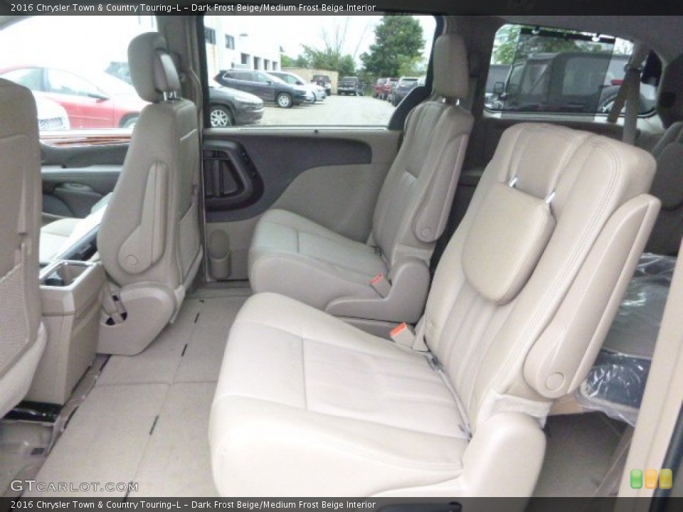 Dark Frost Beige/Medium Frost Beige Interior Rear Seat for the 2016 Chrysler Town & Country Touring-L #106775942