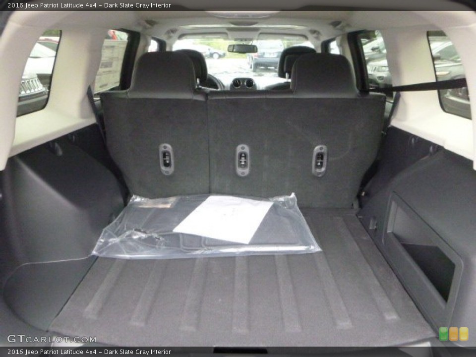 Dark Slate Gray Interior Trunk for the 2016 Jeep Patriot Latitude 4x4 #106776905