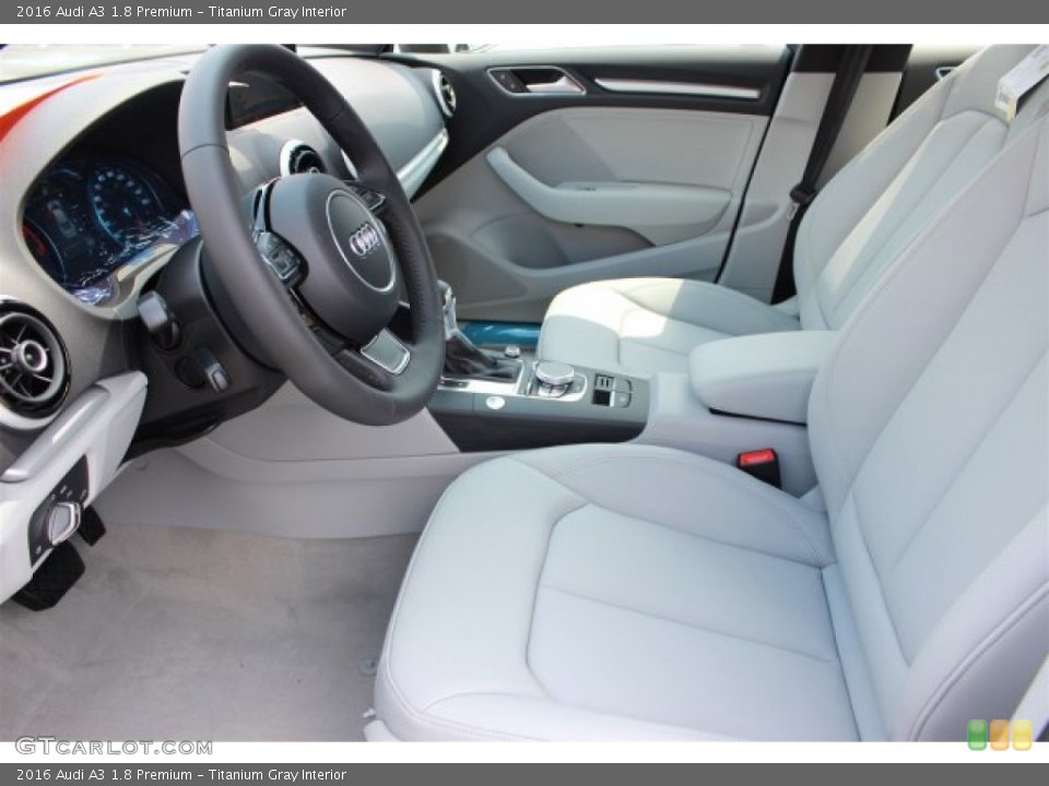 Titanium Gray Interior Front Seat for the 2016 Audi A3 1.8 Premium #106779062