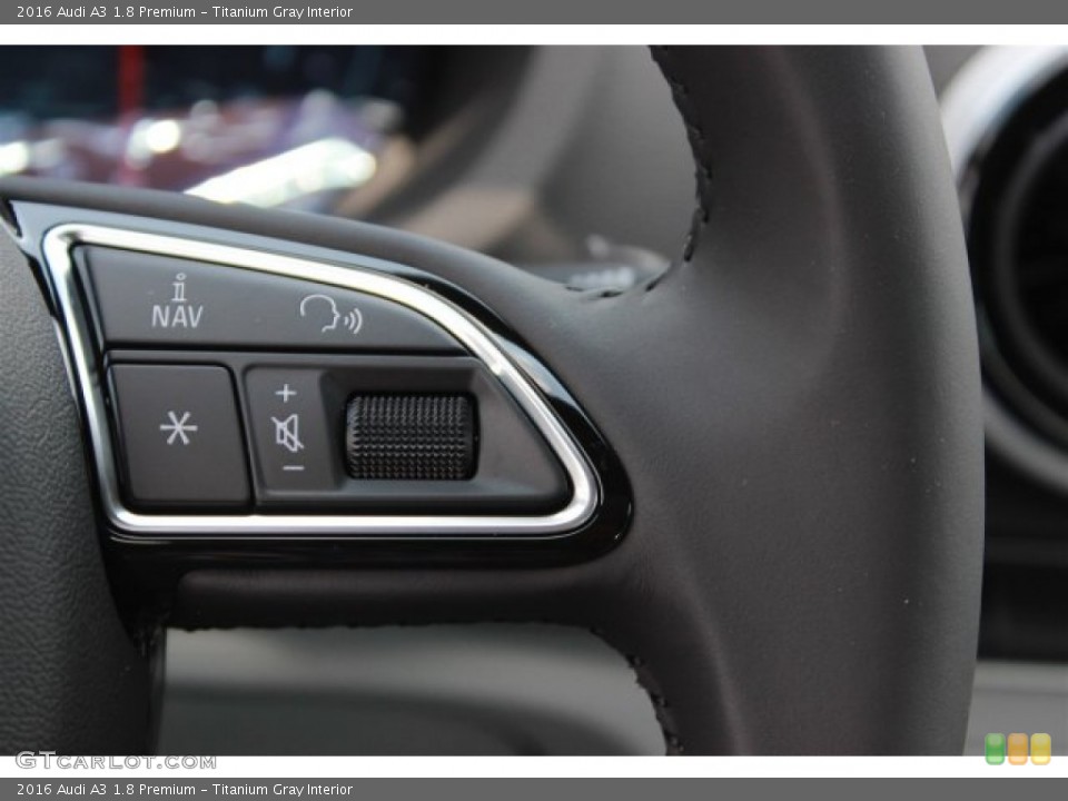 Titanium Gray Interior Controls for the 2016 Audi A3 1.8 Premium #106779206