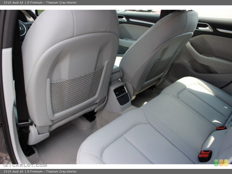 Titanium Gray Interior Rear Seat for the 2016 Audi A3 1.8 Premium #106779272