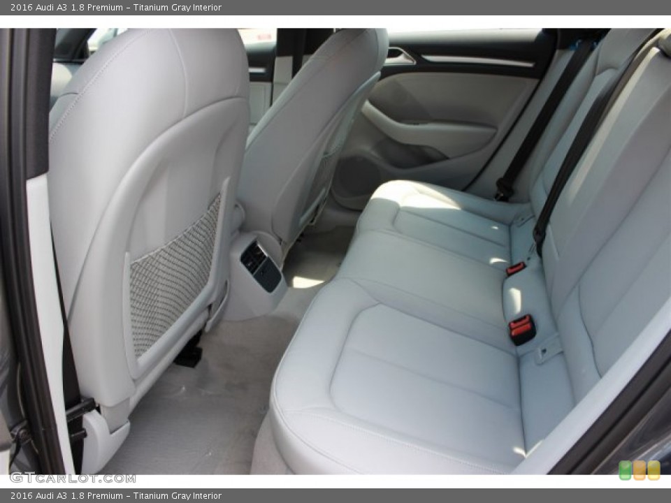 Titanium Gray Interior Rear Seat for the 2016 Audi A3 1.8 Premium #106779284