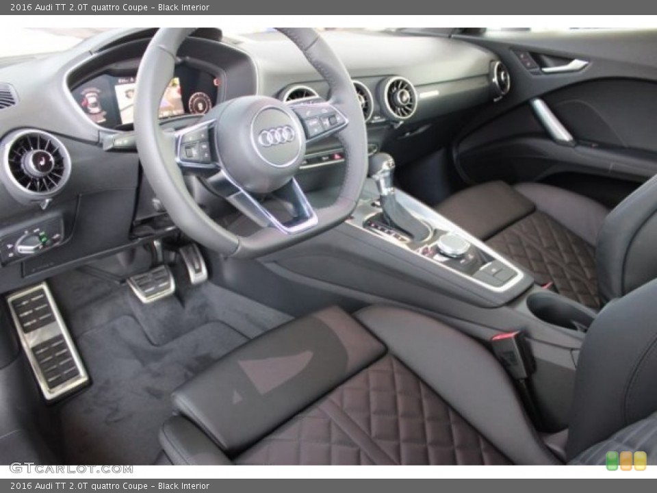 Black Interior Photo for the 2016 Audi TT 2.0T quattro Coupe #106779998