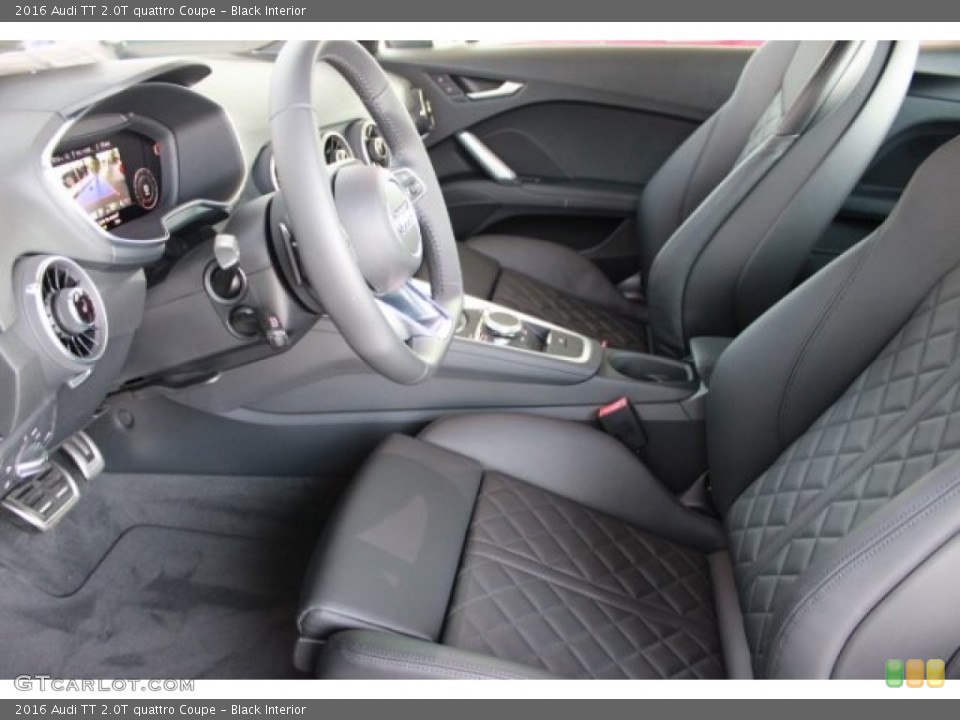 Black Interior Front Seat for the 2016 Audi TT 2.0T quattro Coupe #106780010