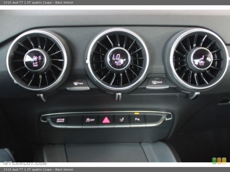 Black Interior Controls for the 2016 Audi TT 2.0T quattro Coupe #106780046