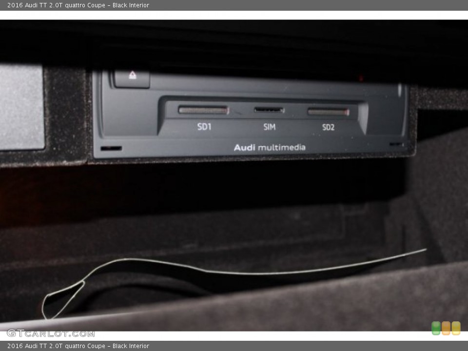 Black Interior Controls for the 2016 Audi TT 2.0T quattro Coupe #106780152